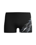 Speedo Men's Medley Logo Aquashort - Black/Grey