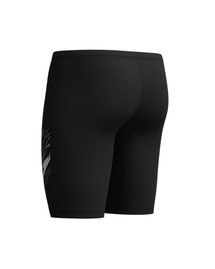 Speedo Men's Medley Logo Jammer - Black/Grey