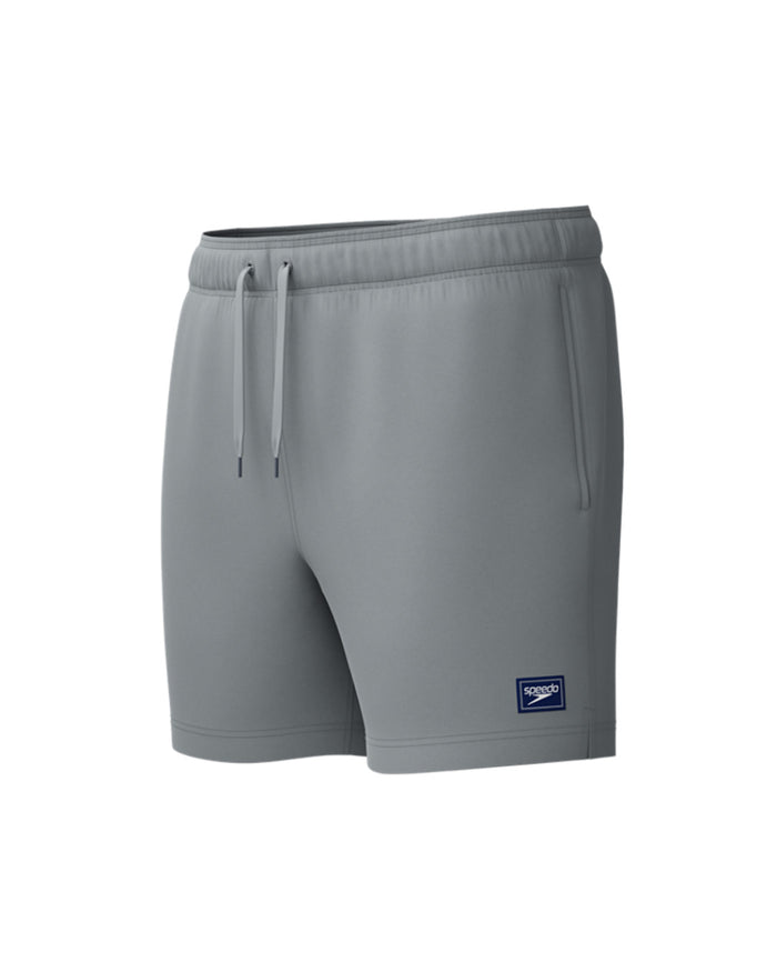 Speedo Men's Solid Redondo Edge Swim Short 16inch - Dark Grey