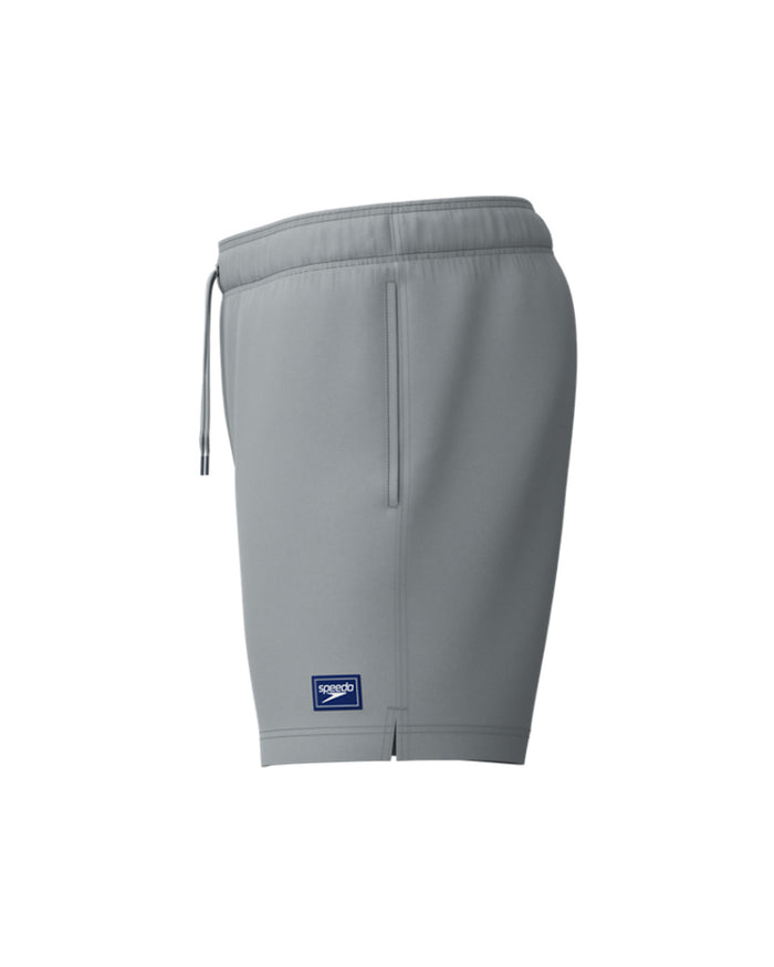 Speedo Men's Solid Redondo Edge Swim Short 16inch - Dark Grey