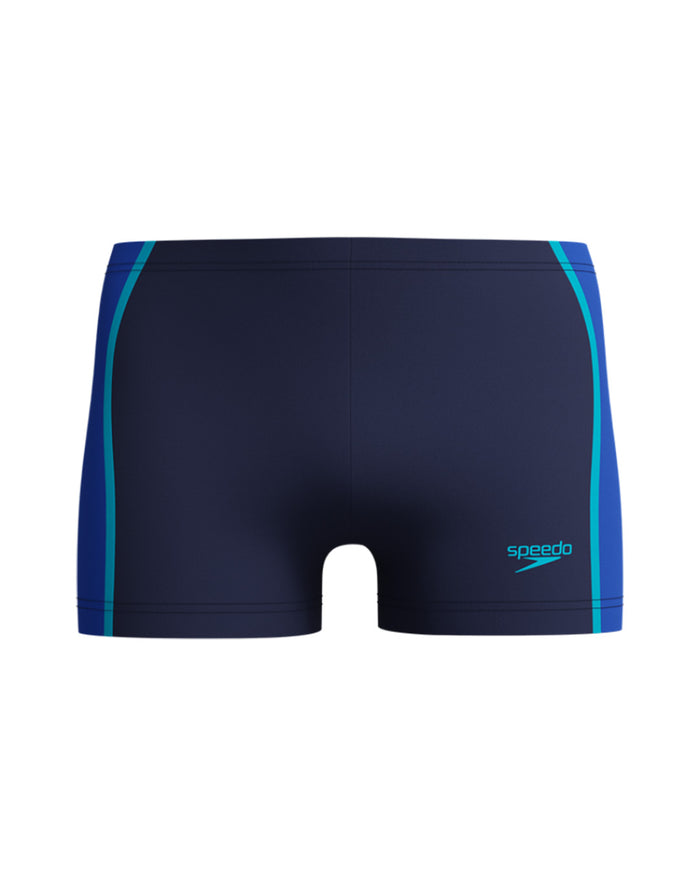 Speedo Men's Solid Splice Aquashort - Navy/Blue