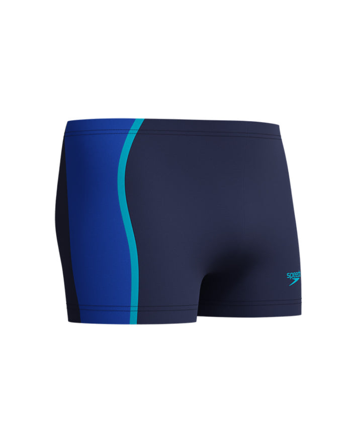 Speedo Men's Solid Splice Aquashort - Navy/Blue