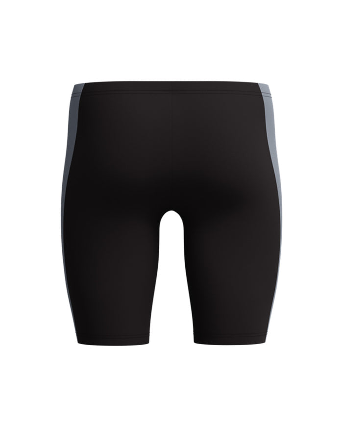 Speedo Men's Solid Splice Jammer - Black/Grey