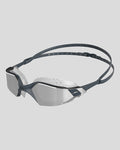 Speedo Unisex's Aquapulse Pro Mirrored Goggles (AsiaFit) - Grey/Silver/(Chrome)