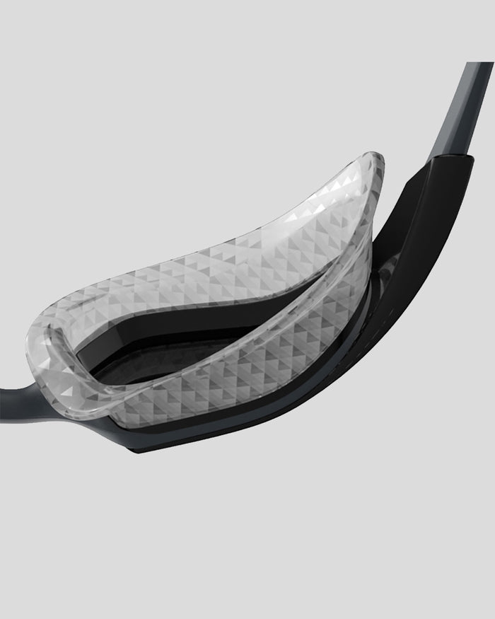 Speedo Unisex's Aquapulse Pro Mirrored Goggles (AsiaFit) - Grey/Silver/(Chrome)