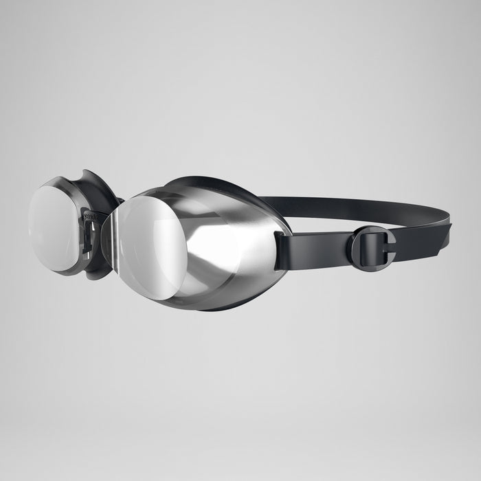 Speedo Unisex's Jet 2.0 Mirrored Goggles - Black/Chrome