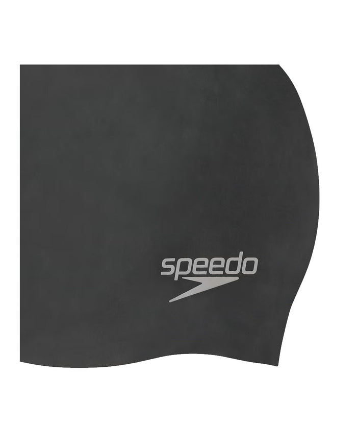 Speedo Unisex's Moulded Silicone Cap - Black