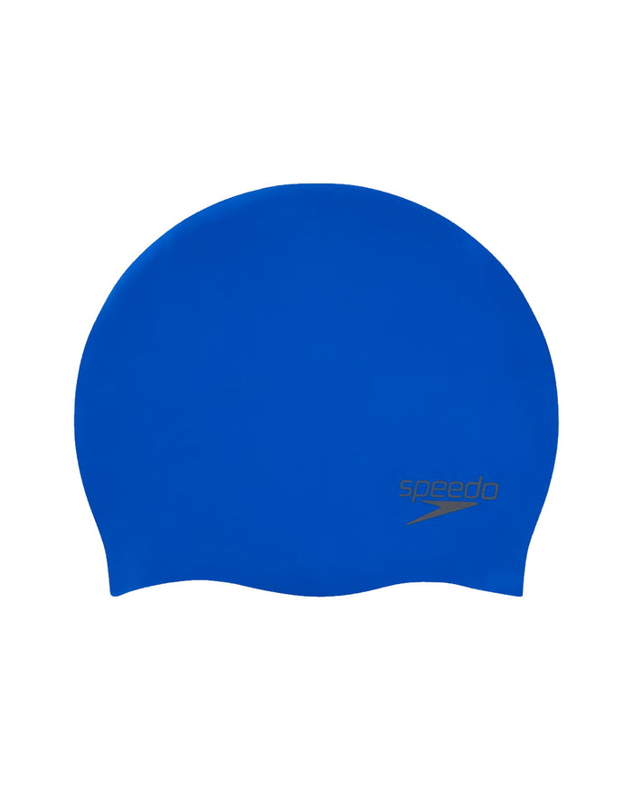 Speedo Unisex's Moulded Silicone Cap - Blue