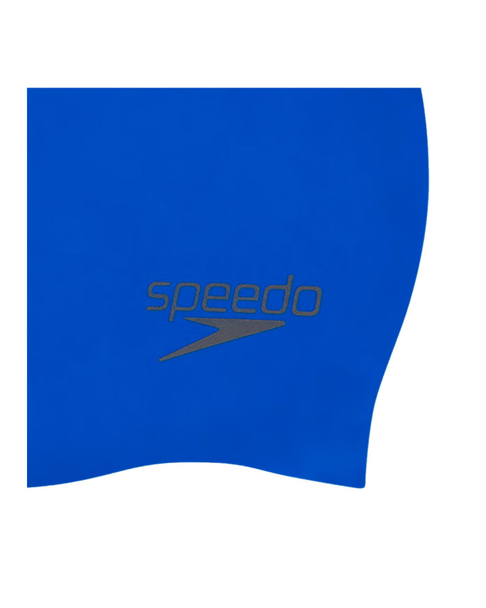 Speedo Unisex's Moulded Silicone Cap - Blue