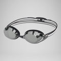 Speedo Unisex's Vanquisher 3.0 Mirrored - Black/Smoke/Silver Mirror