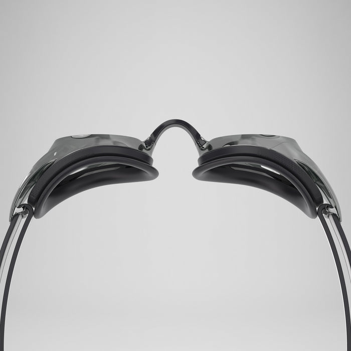 Speedo Unisex's Vanquisher 3.0 Mirrored - Black/Smoke/Silver Mirror