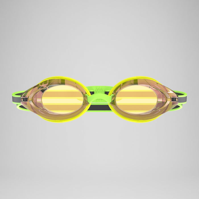 Speedo Unisex's Vanquisher 3.0 Mirrored - Hyper Yellow/Grey/Ablaze Mirror