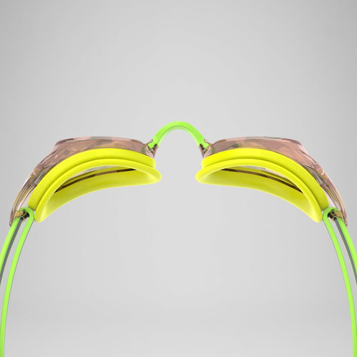 Speedo Unisex's Vanquisher 3.0 Mirrored - Hyper Yellow/Grey/Ablaze Mirror