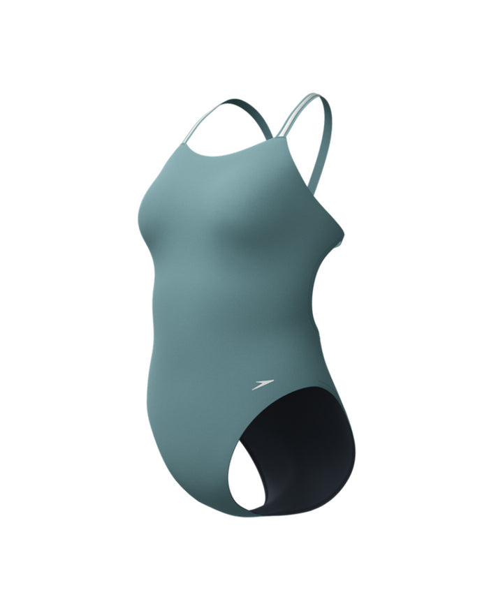 Speedo Women's Active Back - Dark Green
