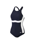 Speedo Women's AsiaFit Shaping Staropal 1 Piece - Navy/White