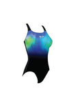 Speedo Women's Digi Printed Medalist (AsiaFit) - Black/Red Black/Blue