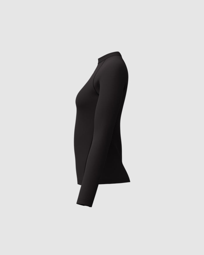 Speedo Women's Endurance+ L/S Rash Guard - Black