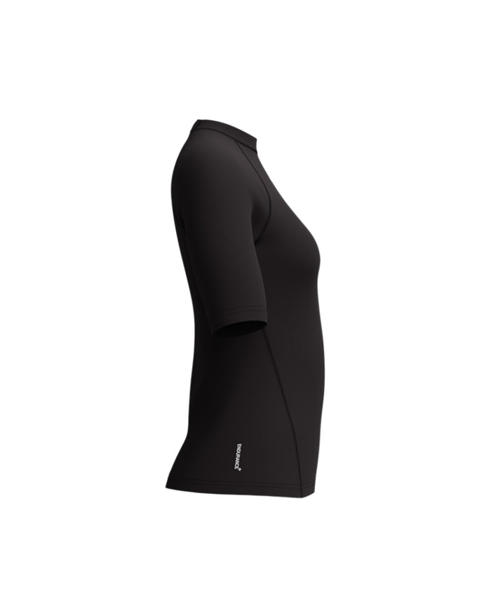 Speedo Women's Endurance+ S/S Rash Guard - Black