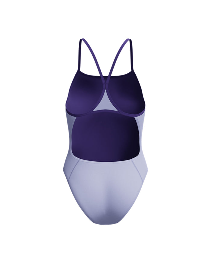 Speedo Women's FL Solid Turnback - Light Purple