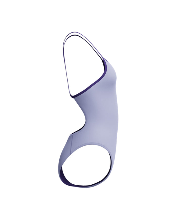 Speedo Women's FL Solid Turnback - Light Purple