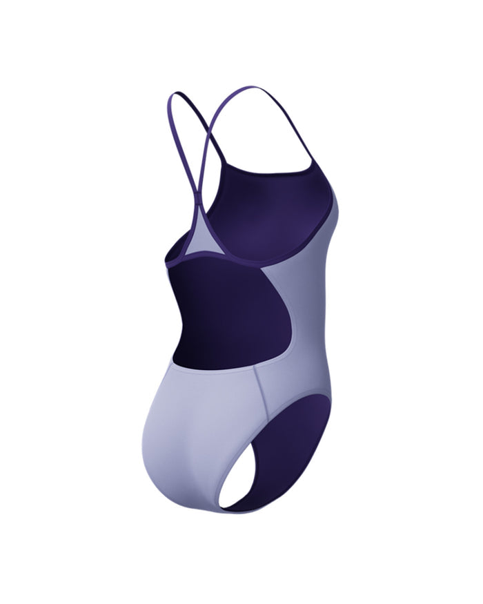 Speedo Women's FL Solid Turnback - Light Purple