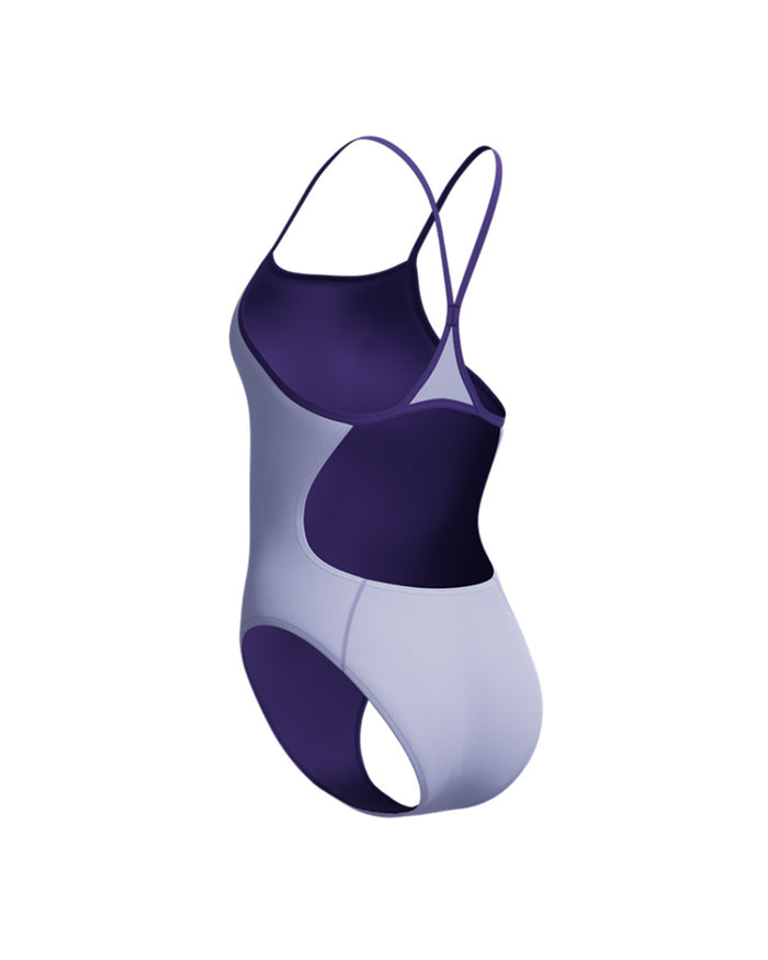 Speedo Women's FL Solid Turnback - Light Purple