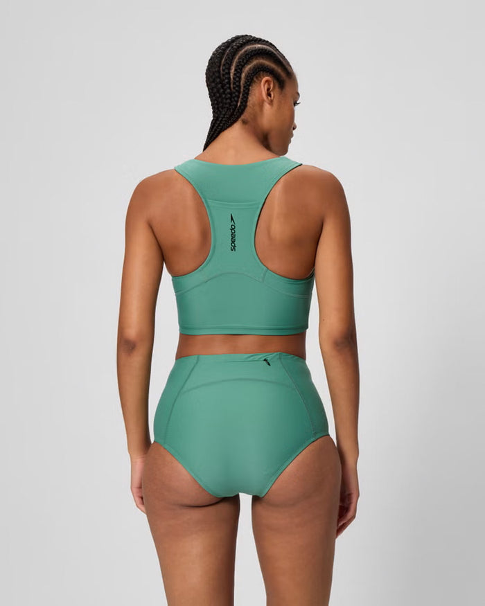 Speedo Women's Ocean Flex Boyleg  Bottom (AsiaFit) - Green