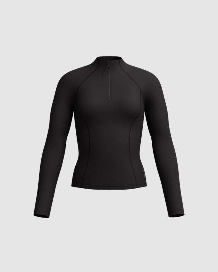 Speedo Women's Ocean Flex L/S Rash Guard - Black