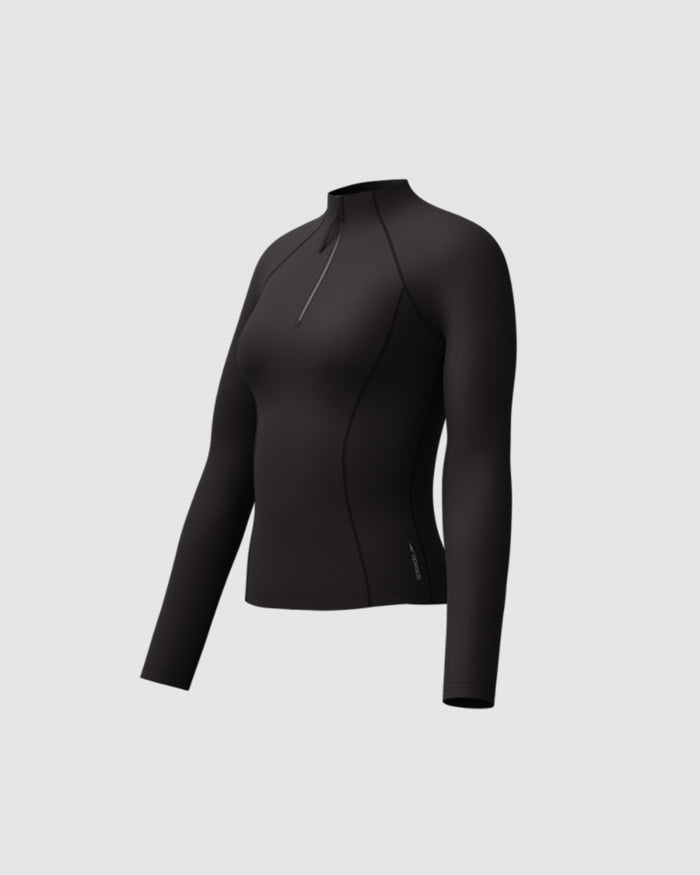 Speedo Women's Ocean Flex L/S Rash Guard - Black