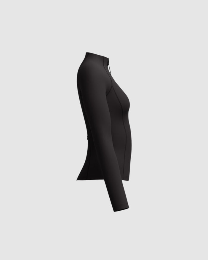 Speedo Women's Ocean Flex L/S Rash Guard - Black