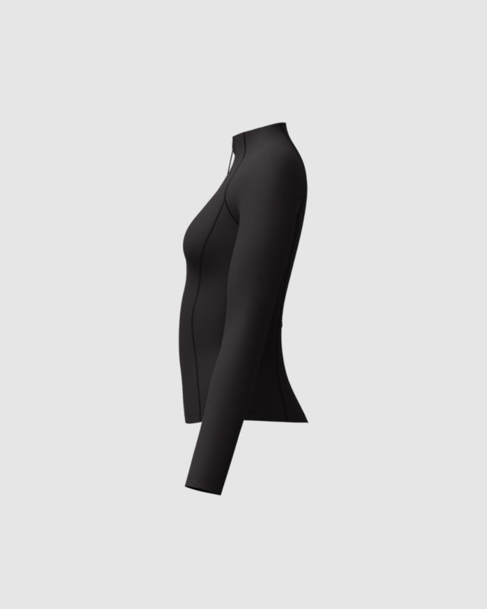 Speedo Women's Ocean Flex L/S Rash Guard - Black