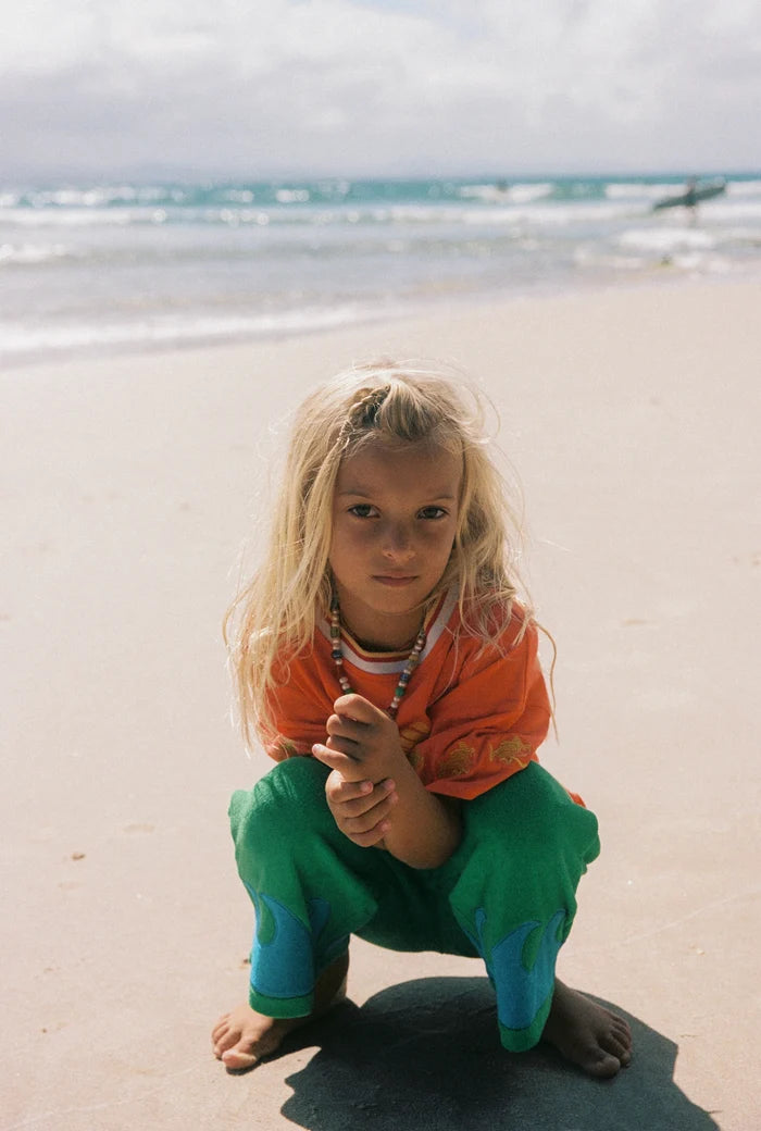 Spicy Dugong Green Wave Pants