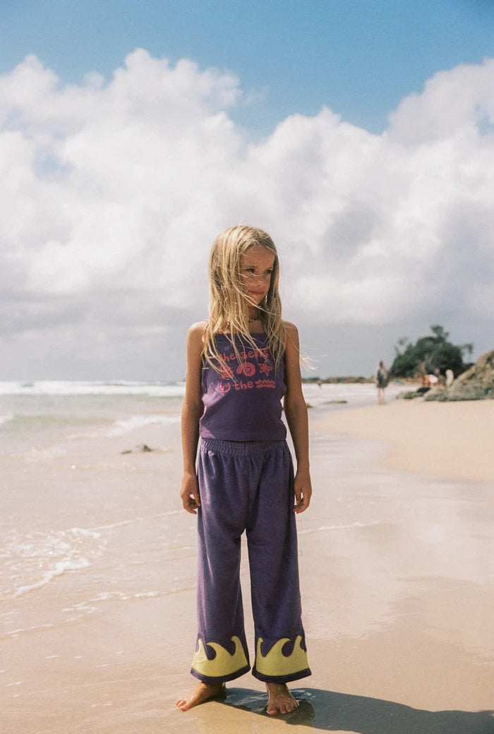 Spicy Dugong Lilac Wave Pants