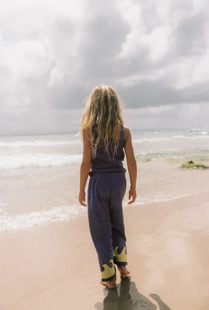 Spicy Dugong Lilac Wave Pants