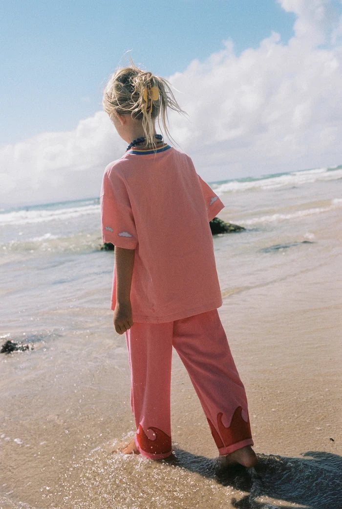 Spicy Dugong Pink Wave Pants