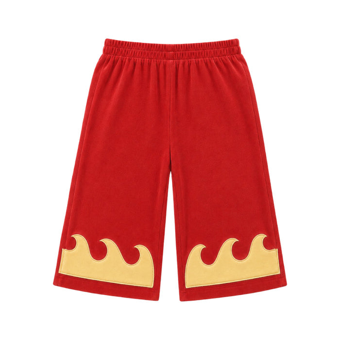Spicy Dugong Red Wave Pants