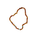 Summer & Storm Necklace Amber Hearts