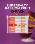 SUPERnatural+ SUPERsalty Electrolyte 71g - 10 Packs Passionfruit