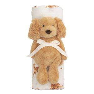 Swaddle and Rattle Set
