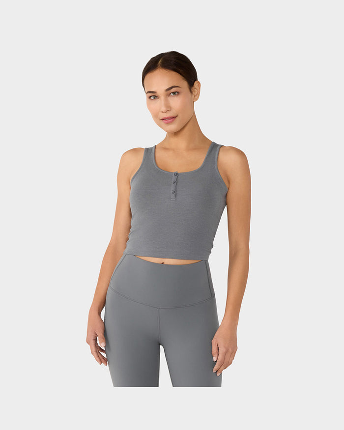 TAVI Fitted Henley Tank - Shadow