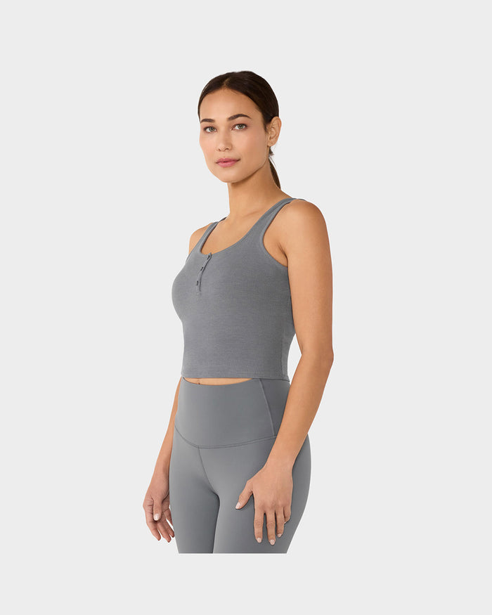 TAVI Fitted Henley Tank - Shadow