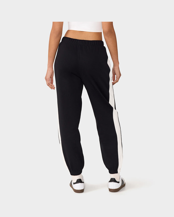 TAVI French Terry Contrast Sweatpant - Ebony Coconut