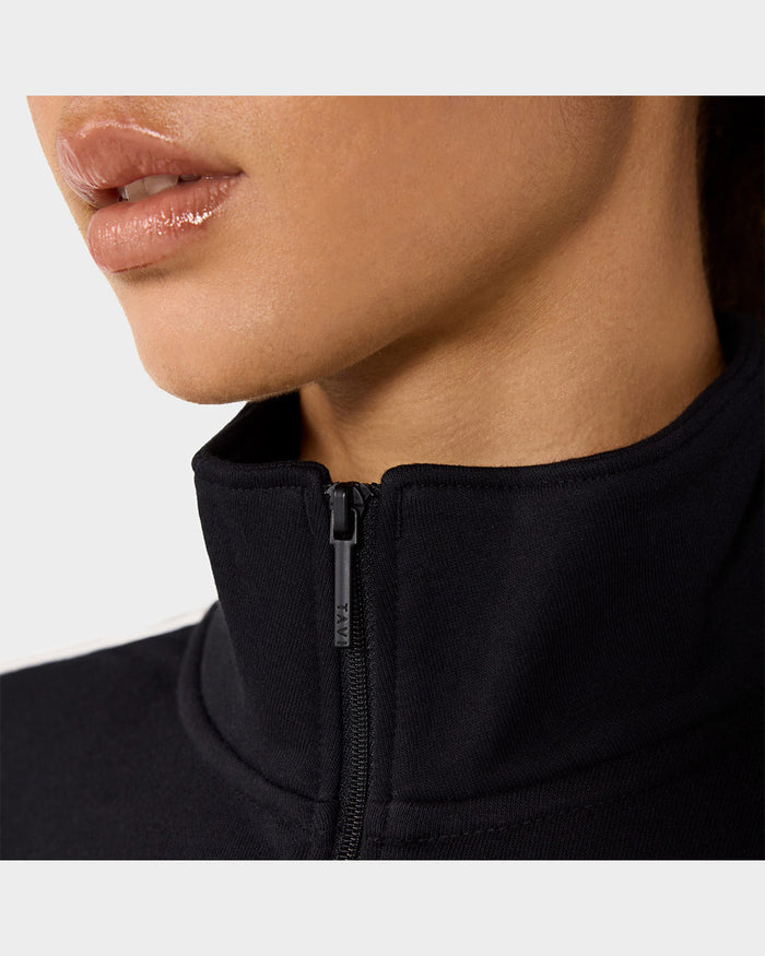 TAVI Half Zip Pullover - Ebony Coconut