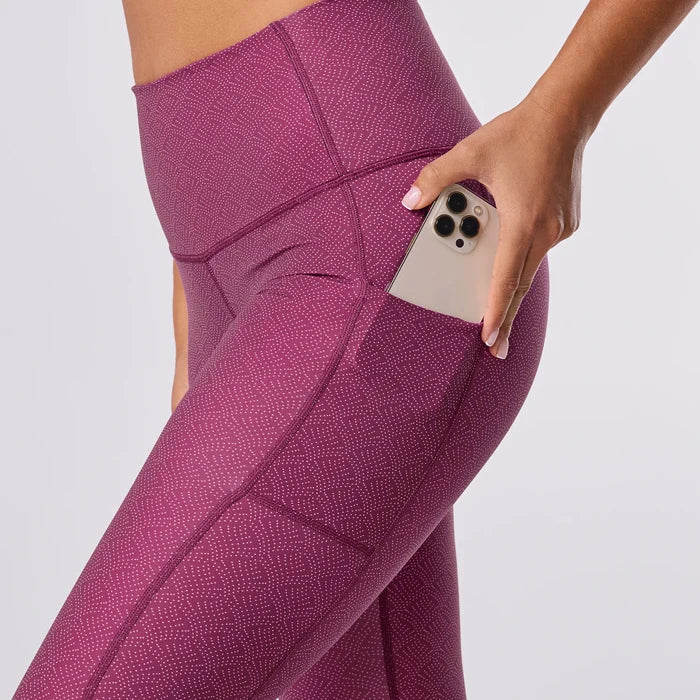 TAVI High Waisted Pocket 7/8 Tight - Fanfare