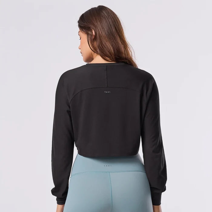 TAVI Long Sleeve Raglan - Ebony