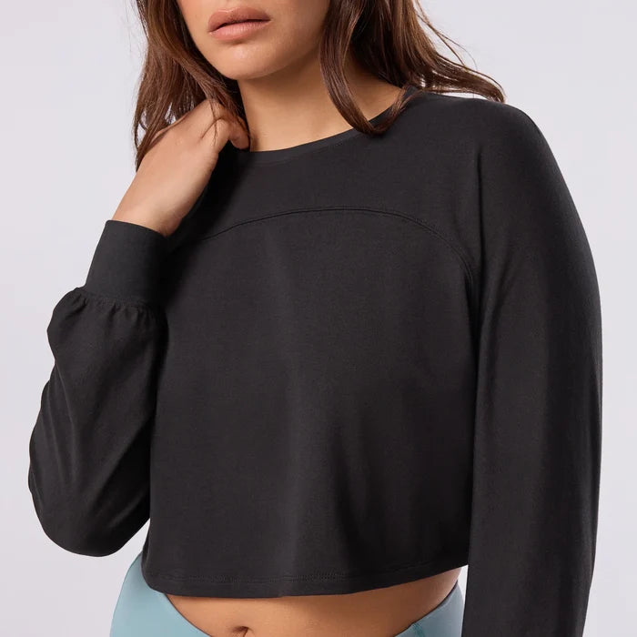 TAVI Long Sleeve Raglan - Ebony