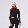 TAVI Mock Neck Long Sleeve - Ebony