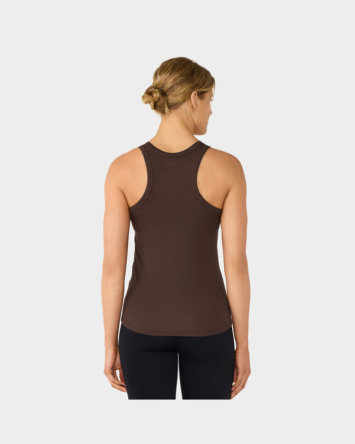 TAVI Perfect Fit Rib Tank - Espresso