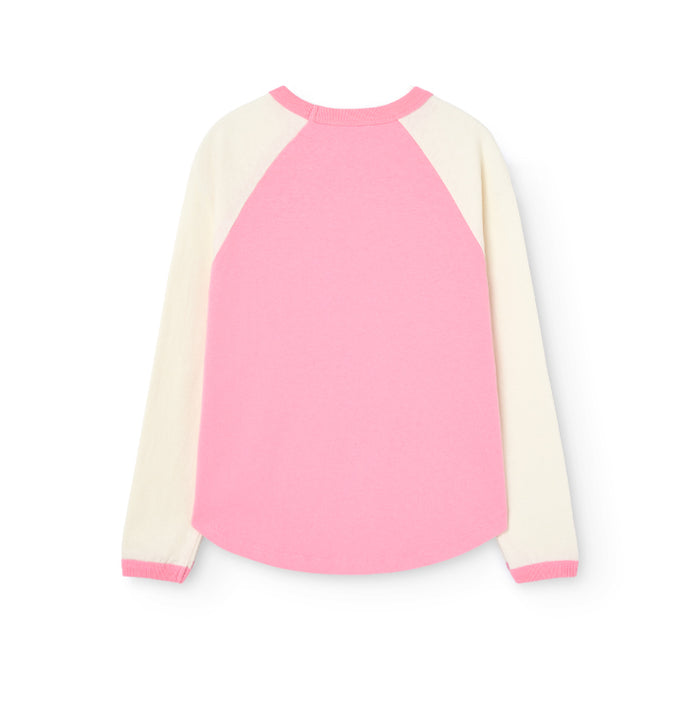 The Animals Observatory Anteater Long Sleeve Kids Shirt Pink
