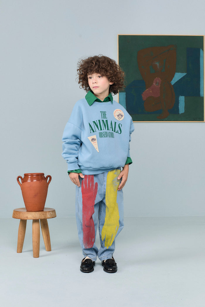 The Animals Observatory Grouse Kids Denim Pants